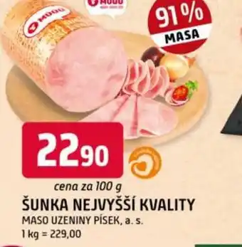 Trefa Šunka nejvyšší kvality nabídka