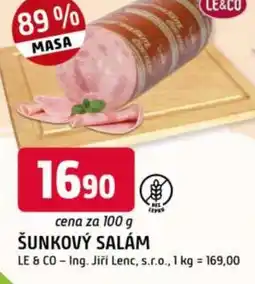 Trefa Šunkový salám nabídka