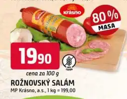 Trefa Rožnovský salám nabídka