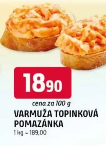 Trefa Varmuža topinková pomazánka nabídka