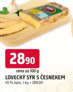 Trefa Lovecký sýr s česnekem nabídka