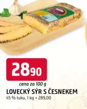 Trefa Lovecký sýr s česnekem nabídka