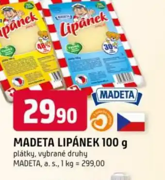 Trefa MADETA Lipanek nabídka