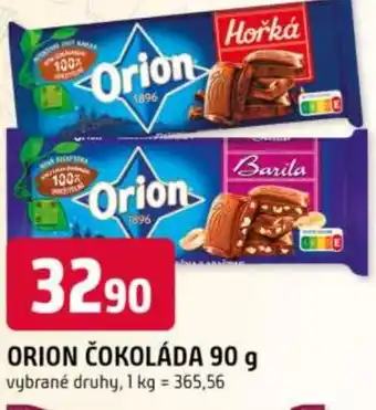 Trefa ORION Čokoláda nabídka