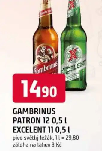 Trefa GAMBRINUS Patron 12 Excelent 11 nabídka