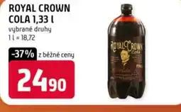 Trefa ROYAL CROWN Cola nabídka