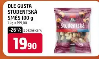 Trefa Dle gusta studentská směs nabídka