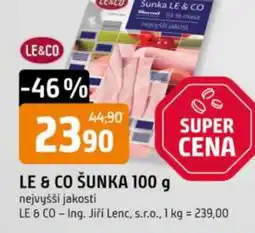 Trefa LE & CO Šunka nabídka