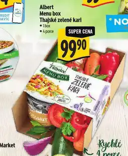 Albert Menu box thajské zelené kari nabídka