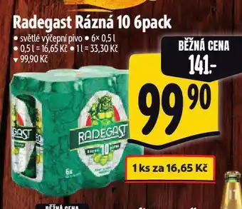 Albert Pivo radegast nabídka