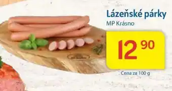 Kubík potraviny Lázeňské párky nabídka