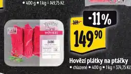 Albert Hovězí plátky na ptáčky nabídka