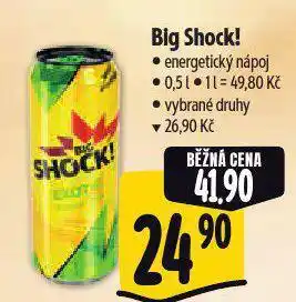 Albert Big shock! energetický nápoj nabídka