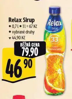 Albert Relax sirup nabídka