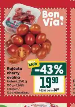 Billa Rajčata cherry oválná nabídka