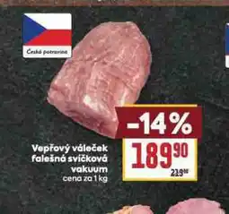 Billa Vepřový váleček falešná svíčková nabídka