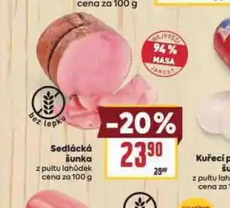 Billa Sedlácká šunka nabídka