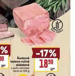 Billa Šunkové koleno ručně skládané nabídka