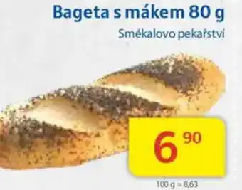 Kubík potraviny Bageta s mákem nabídka