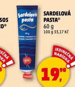 Penny Market Sardelová pasta nabídka