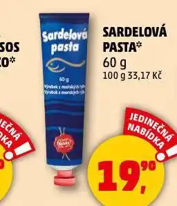 Penny Market Sardelová pasta nabídka