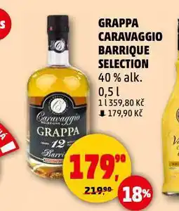 Penny Market Grappa caravaggio barrique selection nabídka