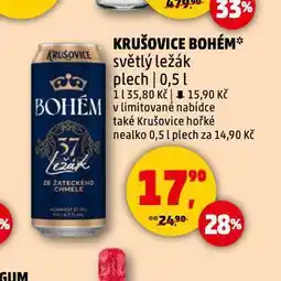 Penny Market Pivo krušovice bohém nabídka