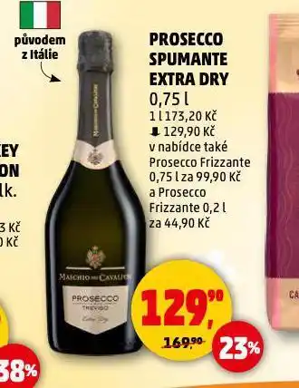 Penny Market Prosecco spumante extra dry nabídka