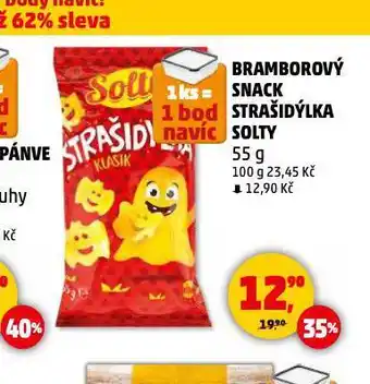 Penny Market Bramborový snack strašidýlka solty nabídka