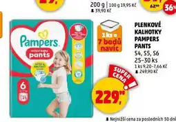 Penny Market Pampers dětské plenky nabídka