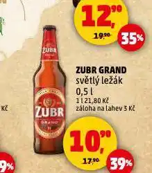 Penny Market Pivo zubr nabídka