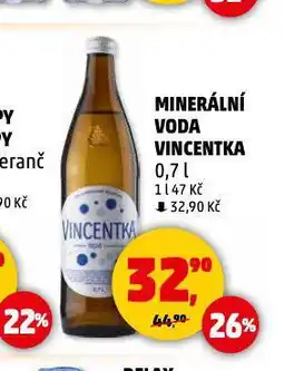 Penny Market Vincetka minerální voda nabídka