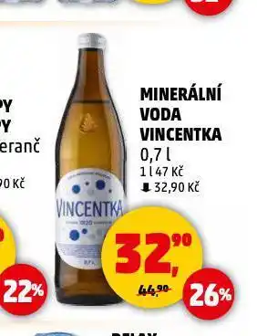 Penny Market Vincetka minerální voda nabídka