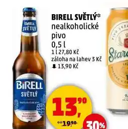 Penny Market Birell nealkoholické pivo nabídka