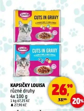 Penny Market Louisa kapsičky pro kočky nabídka