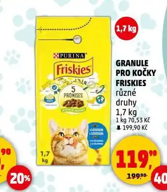 Penny Market Friskies granule pro kočky nabídka