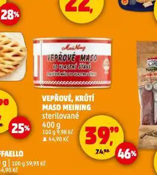 Penny Market Vepřové maso meining nabídka