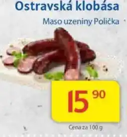 Kubík potraviny Ostravská klobása nabídka