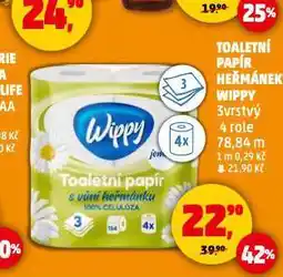 Penny Market Wippy toaletní papír nabídka