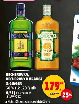 Penny Market Becherovka orange & ginger nabídka