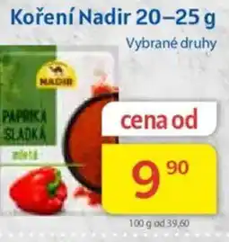 Kubík potraviny Koření Nadir nabídka
