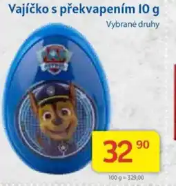 Kubík potraviny Vajíčko s překvapením nabídka