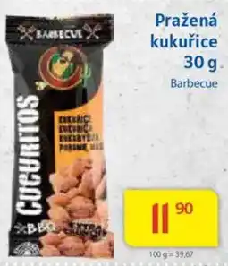 Kubík potraviny Pražená kukuřice nabídka