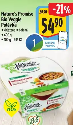 Albert Nature's Promise Bio Veggie Polévka nabídka