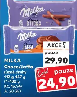 Kaufland MILKA Choco/Jaffa nabídka