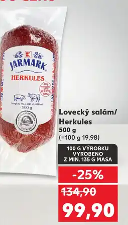 Kaufland Lovecký salám/ Herkules nabídka