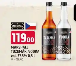 Trefa MARSHALL TUZEMAK VODKA 0,5l nabídka