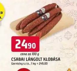 Trefa CSABAI LÁNGOLT KLOBÁSA 100 g nabídka