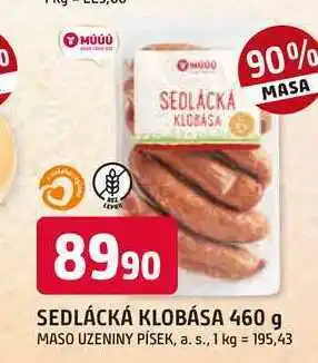 Trefa SEDLÁCKÁ KLOBÁSA 460 g nabídka