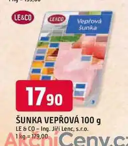 Trefa Le & Co Vepřová šunka 100g nabídka